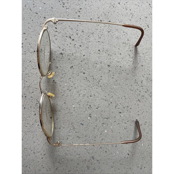 TI Flex T1512 1512 Caramel Eyeglasses Frames ONLY 48-18-135 Oval full rim gold - Picture 2 of 12